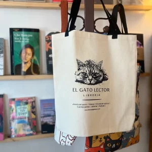 Bolsa Tote Bag Gato Lector
