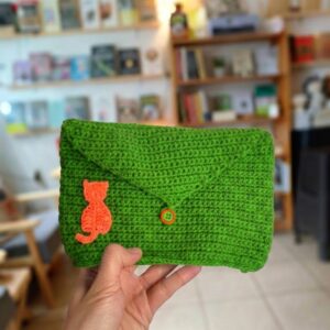Funda de Libros Tejida a Mano