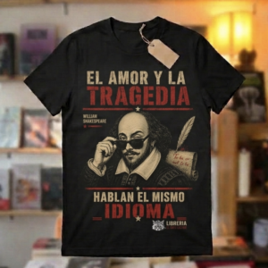 Playera Shakespeare Literaria del Gato Lector