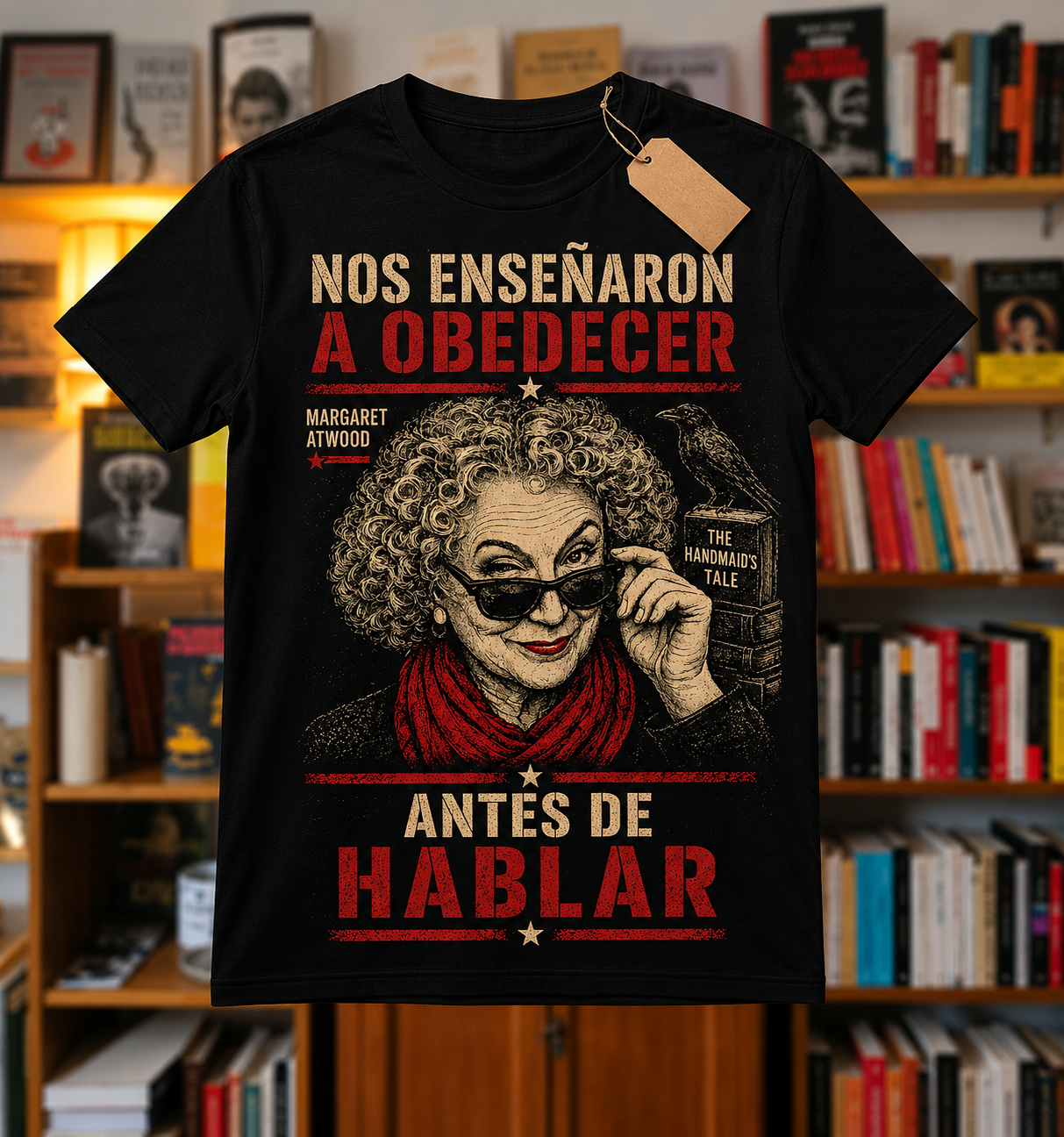 Playera Margaret Literaria del Gato Lector