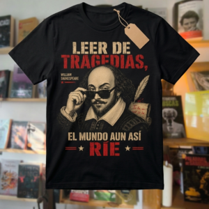 Playera Shakespeare Literaria del Gato Lector